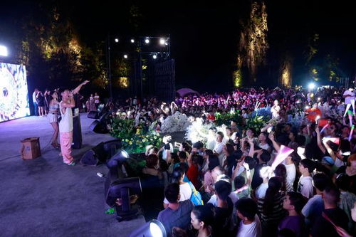 湄江河谷草坪万人联欢 七夕 专场音乐会演绎 浪漫
